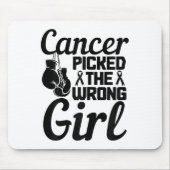 Kanker bezocht het verkeerde meisje muismat (Voorkant)