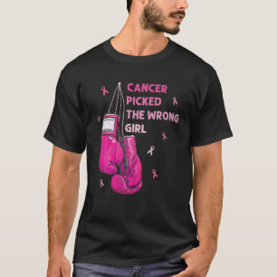 Kanker bezocht het verkeerde meisje t-shirt