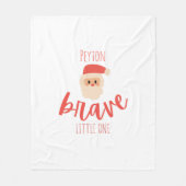 kanker bij kinderen Aangepaste Kerst fleece deken (Voorkant)