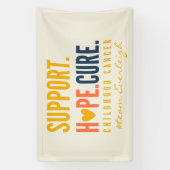 kanker bij kinderen Aangepaste naam Banner Grote T (Verticaal)