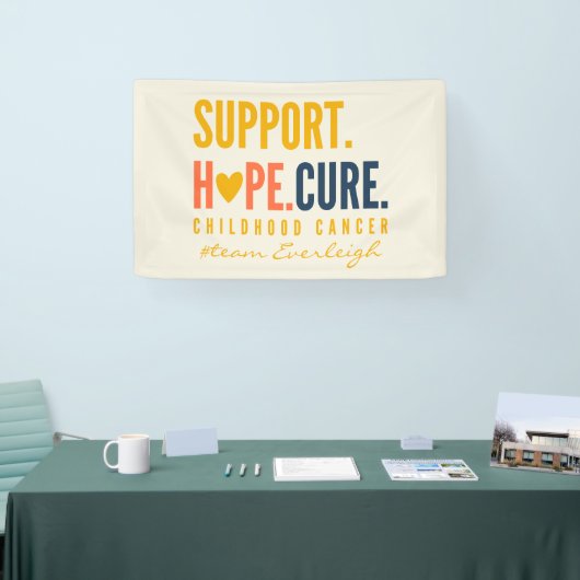 kanker bij kinderen Aangepaste naam Banner Grote T (Beurs)