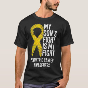 Kanker bij kinderen Mijn zoon vecht is mijn vocht T-shirt