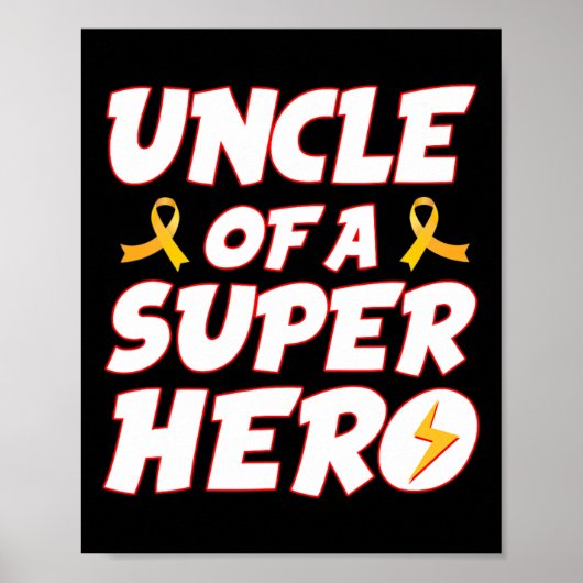 Kanker Bij Kinderen Oom Van Een Superheldenfamilie Poster (Voorkant)
