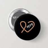 Kanker bij kinderen Vecht tegen kanker lint 3  Ronde Button 5,7 Cm (Voorkant /achterkant)