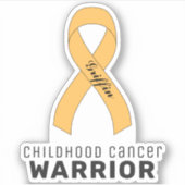 Kanker bij Kinderen Vinyl Sticker (Voorkant)