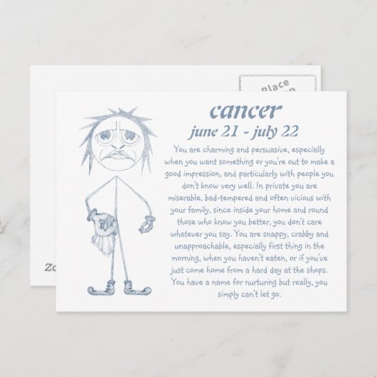 Kanker [ - BitchScope - ] Briefkaart (Voorkant / Achterkant)