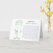 Kanker [ - BitchScope - ] Verjaardag Kaart (Gele Bloem)