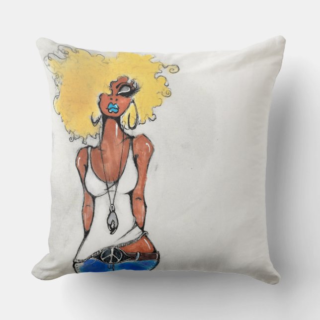 KANKER Blonde Krab Kussen (Voorkant)