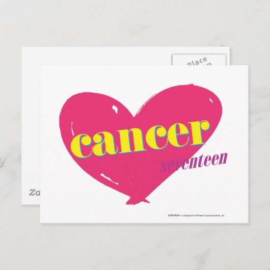 Kanker Briefkaart (Voorkant / Achterkant)