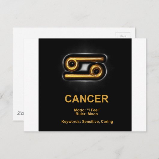 Kanker Briefkaart (Voorkant / Achterkant)