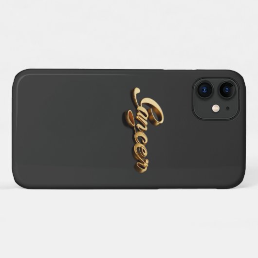 Kanker Case-Mate iPhone Case (Achterkant (horizontaal))