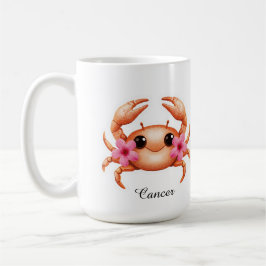 Kanker Celestiale Zodiak Mok - Roze Krab Kunst