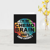 Kanker Chemo Hersenen Retro Awareness Gift Kaart (Gele Bloem)