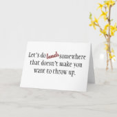 Kanker Chemotherapie * Voedsel Smaak Veranderend * Kaart (Gele Bloem)