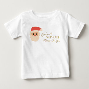 kanker. Christmas Custom #team naam Baby T-shirt