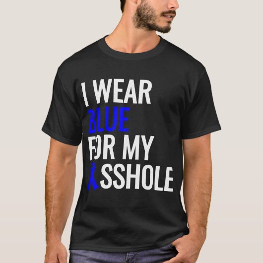 Kanker Colon Funny Cancer overlevende T-shirt (Voorkant)