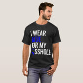 Kanker Colon Funny Cancer overlevende T-shirt (Voorkant volledig)