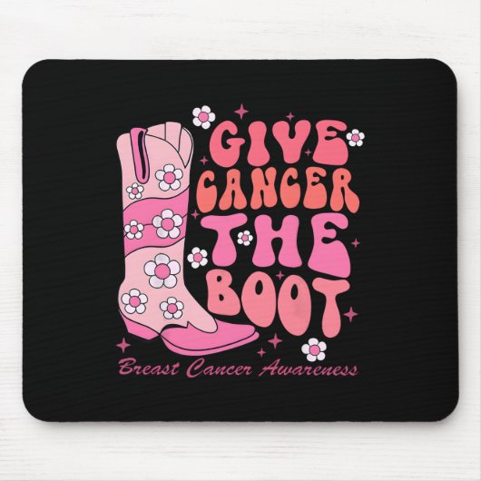 Kanker De Boot Borstkanker Awareness Muismat (Voorkant)