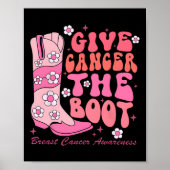 Kanker De Boot Borstkanker Awareness Poster (Voorkant)