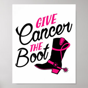 Kanker De Boot Borstkanker Awareness Poster