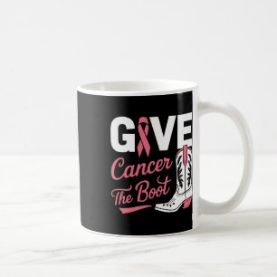 Kanker De Boot Cowgirl Borstkanker Roze Lint Koffiemok