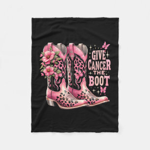 Kanker De Boot Westers Cowgirl Boots Borstkanker Fleece Deken