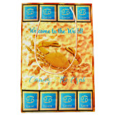 Kanker - De krab (22 juni - 22 juli) Baby Medium Cadeauzakje (Voorkant)