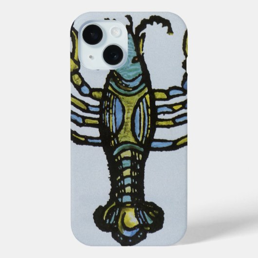 Kanker de Krab, Antiek Teken van de Dierenriem Case-Mate iPhone Case (Achterkant)