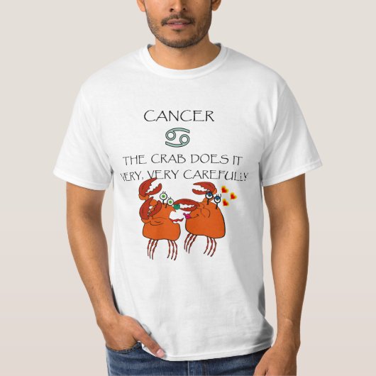 Kanker De krab doet dit heel, heel voorzichtig T-shirt (Voorkant)