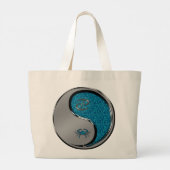 Kanker de Krab Grote Tote Bag (Achterkant)