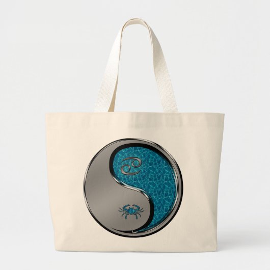 Kanker de Krab Grote Tote Bag (Voorkant)