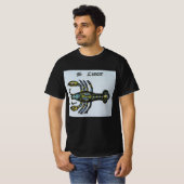 Kanker de Krab, Oud Bord van de Dierenriem T-shirt (Voorkant volledig)