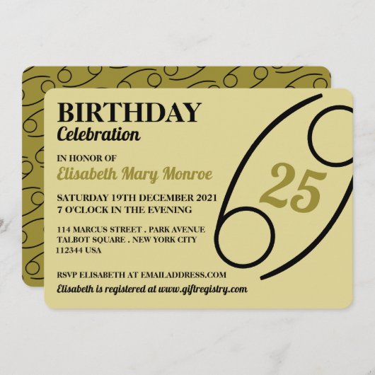 Kanker, de krab, sterrenbeeld dierenriem, verjaard kaart (Voorkant / Achterkant)