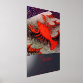 Kanker de Krab Zodiac teken Verjaardagsfeest Folie Afdrukken (Laagn)