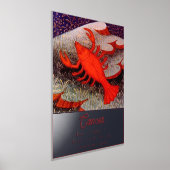 Kanker de Krab Zodiac teken Verjaardagsfeest Folie Afdrukken (Laagn)