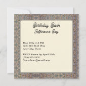 Kanker de Krab Zodiac teken Verjaardagsfeest Kaart (Achterkant)