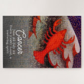 Kanker de Krab Zodiac teken Verjaardagsfeest Legpuzzel (Horizontaal)