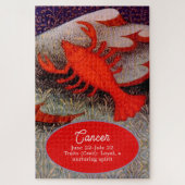 Kanker de Krab Zodiac teken Verjaardagsfeest Legpuzzel (Verticaal)