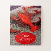 Kanker de Krab Zodiac teken Verjaardagsfeest Legpuzzel (Verticaal)