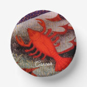 Kanker de Krab Zodiac teken Verjaardagsfeest Papieren Kommen (Voorkant)