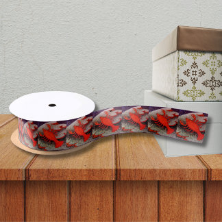 Kanker de Krab Zodiac teken Verjaardagsfeest Satijnen Lint