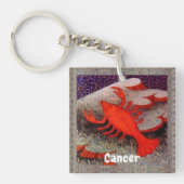 Kanker de Krab Zodiac teken Verjaardagsfeest Sleutelhanger (voorkant)