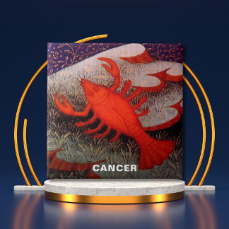Kanker de Krab Zodiac teken Verjaardagsfeest Tegeltje
