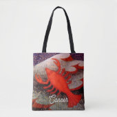 Kanker de Krab Zodiac teken Verjaardagsfeest Tote Bag (Voorkant)