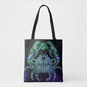 kanker de krab zodiale canvas tas