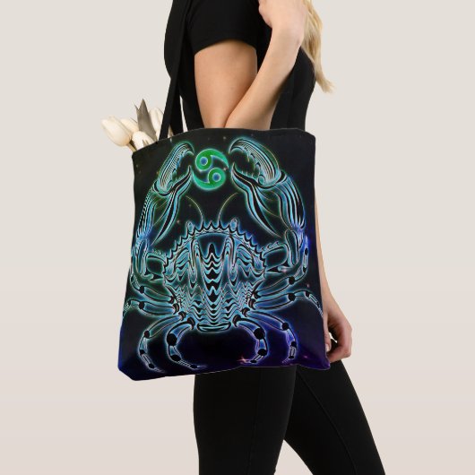 kanker de krab zodiale canvas tas (Dichtbij)