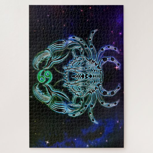 kanker de krab zodige puzzel legpuzzel (Verticaal)