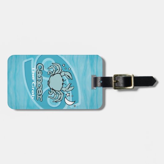 Kanker De Krabhoroscoop ID-bagagelabel Bagagelabel (Voorkant horizontaal)
