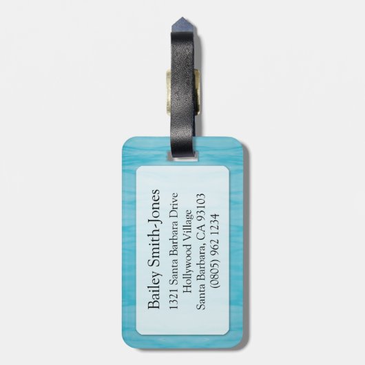 Kanker De Krabhoroscoop ID-bagagelabel Bagagelabel (Achterkant verticaal)