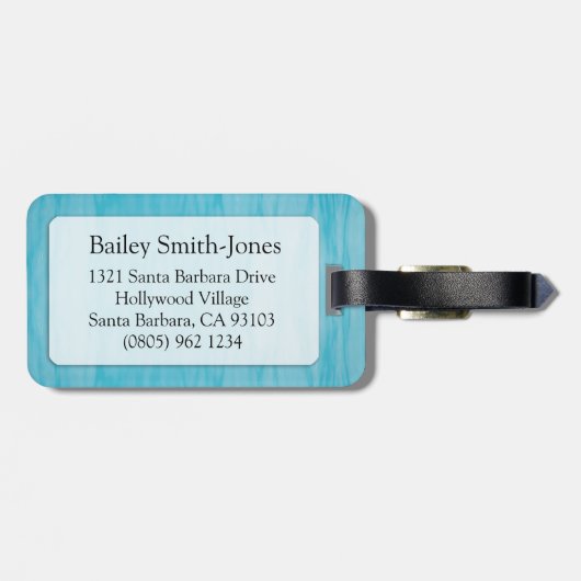 Kanker De Krabhoroscoop ID-bagagelabel Bagagelabel (Achterkant horizontaal)